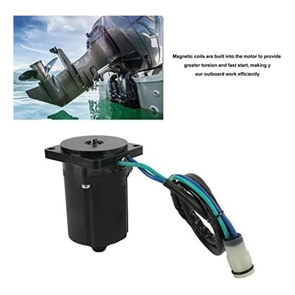 Aramox Outboard Boat Trim Tilt Motor 2-Wire Replacement Part